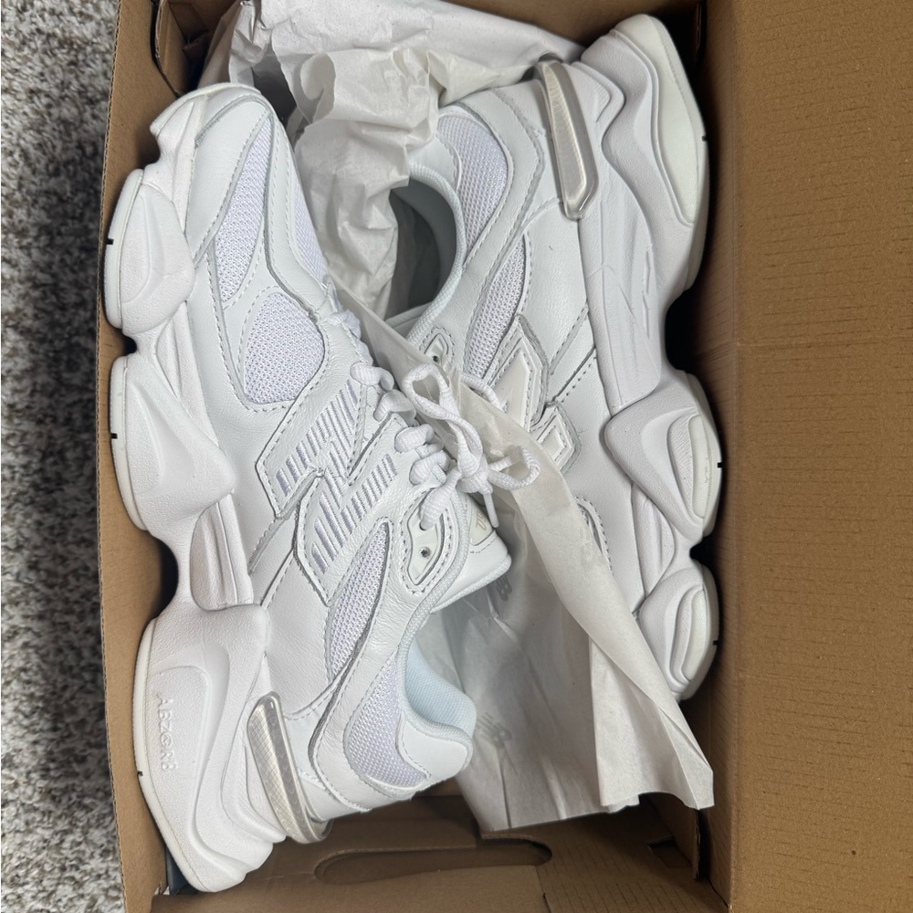 New Balance 9060 Triple White